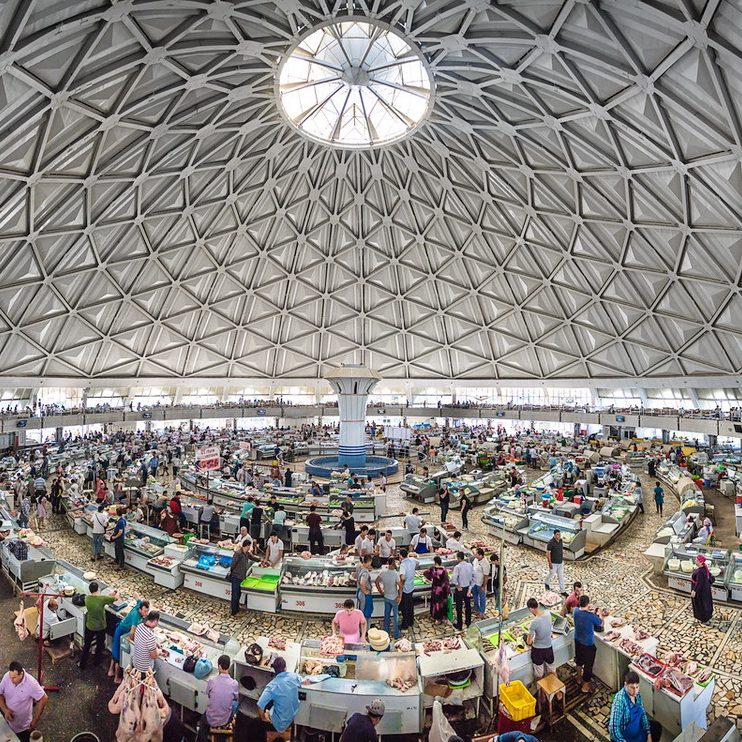 Paket Tour Wisata Liburan Lebaran Eropa Belanda Belgia Itali Jerman Perancis Swiss Uzbekistan 13D 2020 Murah - AmwindoTourCom - Chorsu Bazaar