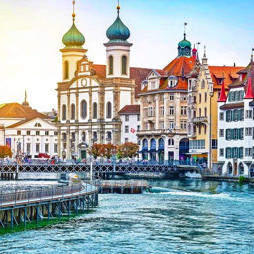 Paket Tour Wisata Liburan Lebaran Eropa Belanda Belgia Itali Jerman Perancis Swiss Uzbekistan 13D 2020 Murah - AmwindoTourCom - Lucerne